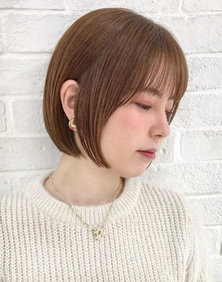ボブ/ミニボブ/ナチュラル/髪質改善[stylist竹田]