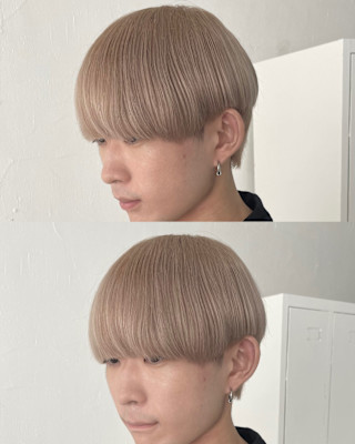 メンズホワイトミルクティー