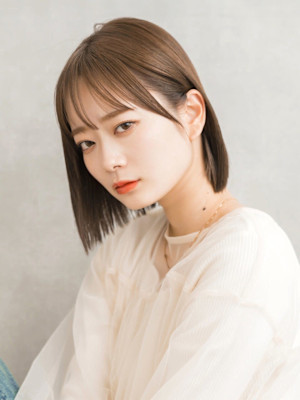 切りっぱなしボブ