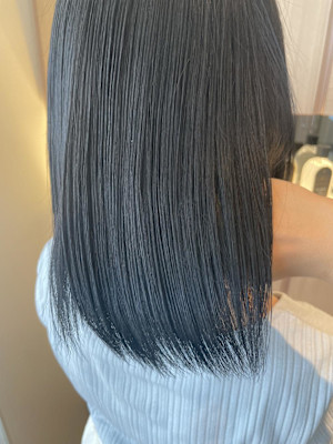 ブルーブラックツヤ髪カラー/Kurumi