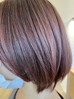 ツヤ髪ピンクブラウンカラー/Kurumi