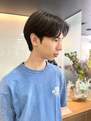 【ハクラ】ハンサムショート メンズ カルマパーマ