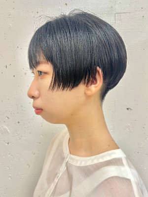 メンズライク・ボーイッシュショート個性的刈り上げツーブロック
