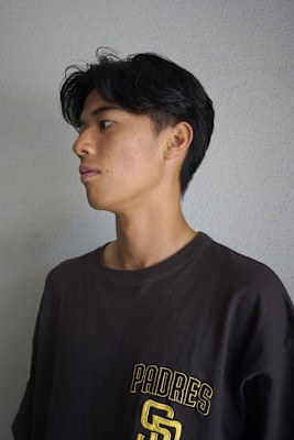 センターパート/ニュアンスパーマ