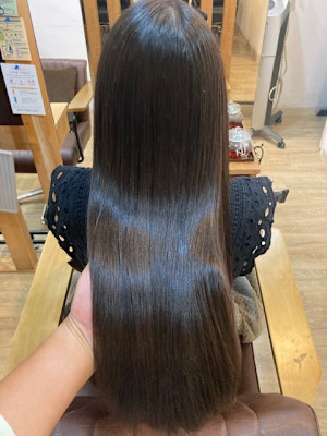 お客様髪質改善データ1312（酸熱ストレート）
