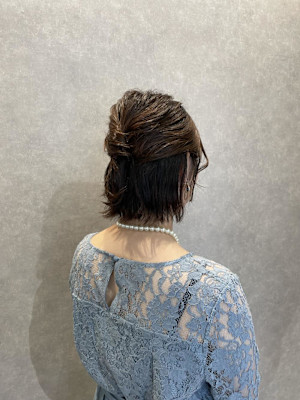 ♪結婚式ボブアレンジ♪