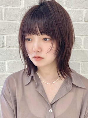 くびレイヤー/フェイスレイヤー/韓国[stylist竹田]