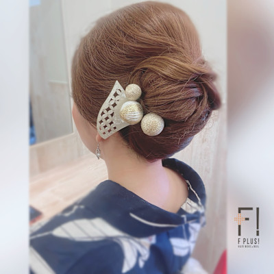 hairmake&nail F PLUS！× 浴衣ヘア
