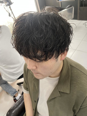 ツイスパ・スパイラルMIX！メンズパーマ　錦糸町北口