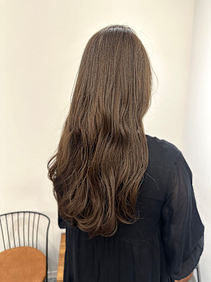 池袋  イルミナカラー ハイライト ロングヘア ブラウン♪
