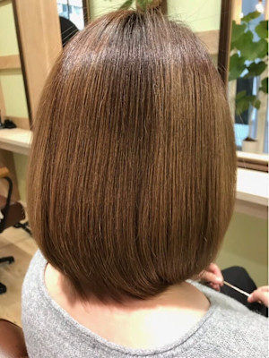 hair design perche×ミディアム