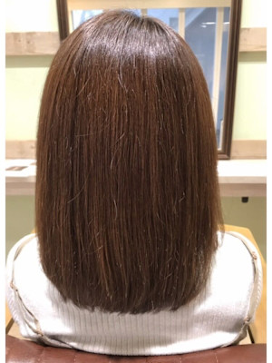 hair design perche×ミディアム