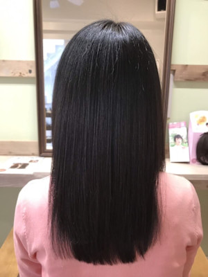 hair design perche×ロング