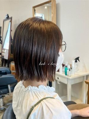 大人の切りっぱなしボブ〈ARCH Sayaka〉