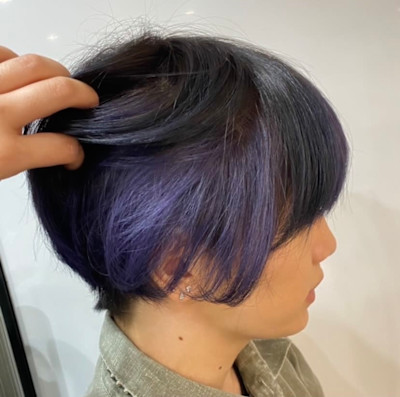 ブルーパープル×インナーカラー