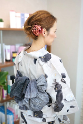 浴衣ヘアアレンジ