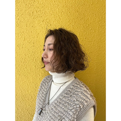 美容室Beau-De'cor　大人ボブ　カラー　パーマ