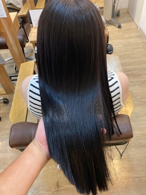 お客様髪質改善データ1321（ダークトーンカラー）