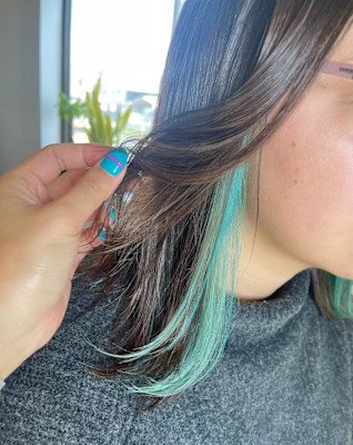 イヤリングカラー ミントグリーン