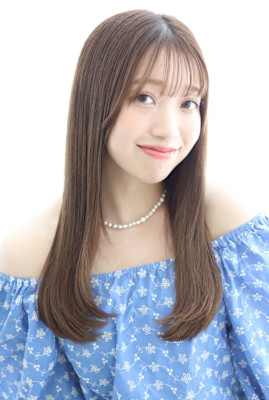 レイヤーカット×オリーブベージュ20代30代40代