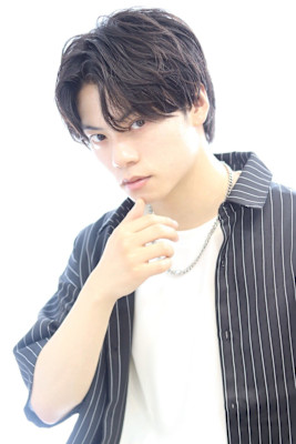 【大人のニュアンスパーマ】センターパート/10代20代30代