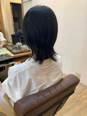 お客様髪質改善データ1322（酸熱ストレート）