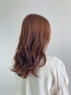 ブリーチなし/オレンジカラー