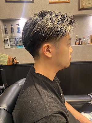 ツーブロックフェード