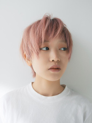 ペールピンクラフショート 【FIRST】鈴木宏子