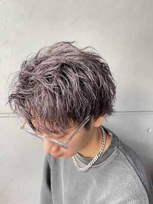 シルバーグレージュ/グレーカラー/ハイトーンカラー/ブリーチ