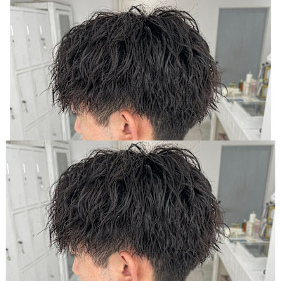 メンズソフトツイストパーマ