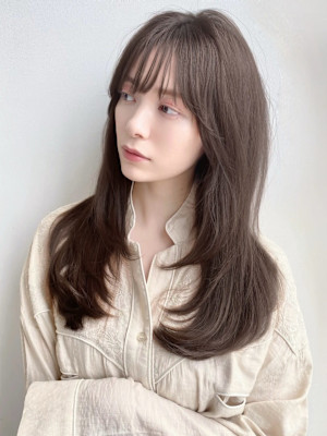 小顔似合わせカットくびレイヤーエモージュ大人可愛い