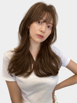 ことりベージュミルクティーベージュシースルーカラー大人可愛い