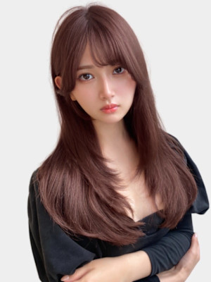 韓国ミディアムレイヤー大人かわいい20代30代40代２WAY