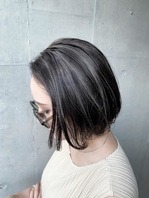 ハイトーンカラー グレーベージュ グレージュカラー