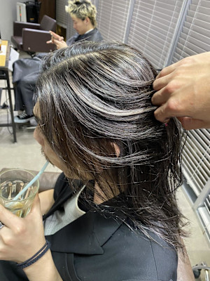 ハイトーンカラー グレーベージュ グレージュカラー