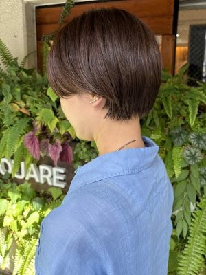 大人ショート　ブラウンベージュ　30代40代