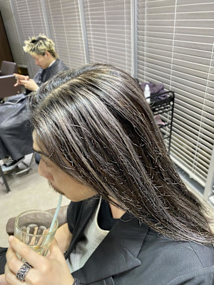 ハイトーンカラー グレーベージュ グレージュカラー