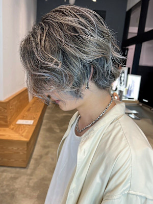 マッシュグレーベージュノンジアミンカラー_ba487531