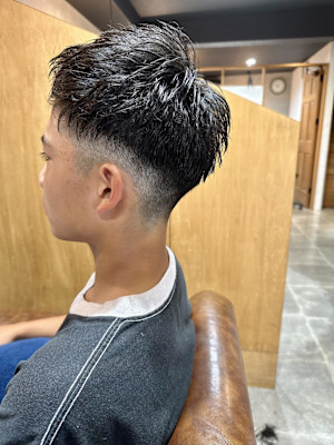メンズカット　キッズカット　ツーブロック