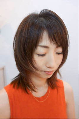 小顔効果！大人のひし形ウルフレイヤー