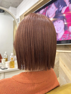 切りっぱなしボブ×オレンジショコラ♪