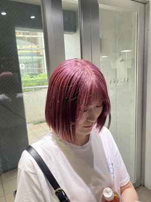 ハイトーンカラー グレーベージュ グレージュカラー