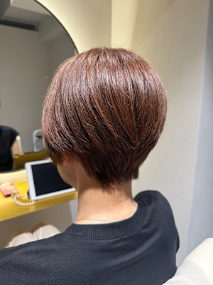 ナチュラルブラウン×ショートボブ 『銀座/個室』