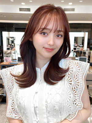 美髪/髪質改善/韓国/エアリーロング/ナチュラルレイヤー