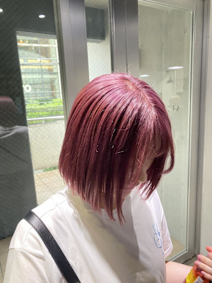 ハイトーンカラー グレーベージュ グレージュカラー