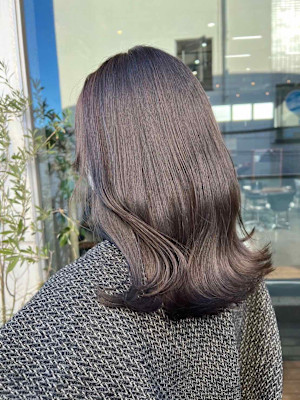 透明感たっぷりな透け感カラー