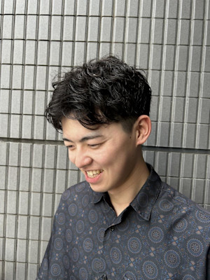 毛流パーマ/メンズパーマ/メンズカット