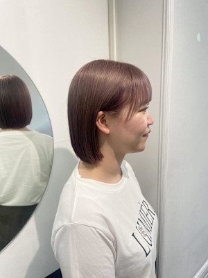 くすみピンク/ピンクベージュ/ベージュカラー