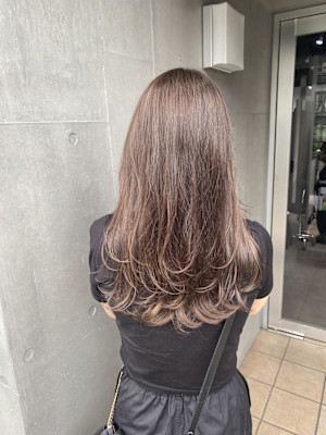 ハイトーンカラー グレーベージュ グレージュカラー